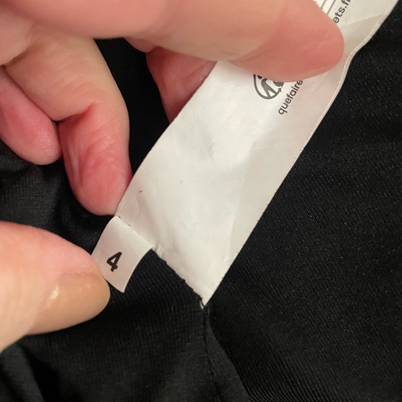 Zara black asymmetrical formal fun too. - Picture 5 of 5